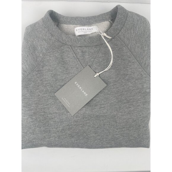 Everlane Gray French Terry Longsleeve Sweatshirt XXXS Unisex - Picture 8 of 9